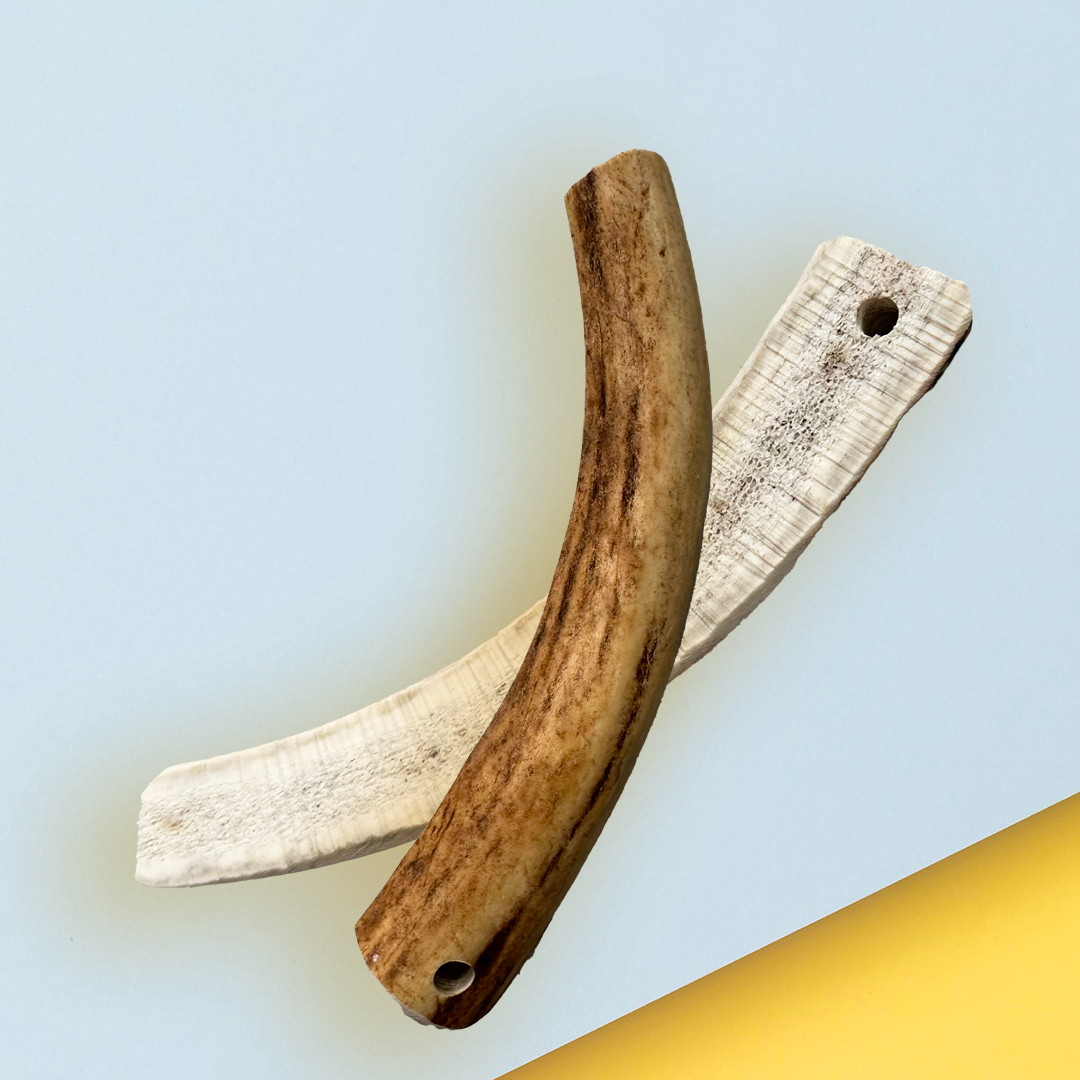 bois de cerf pour chien fendu