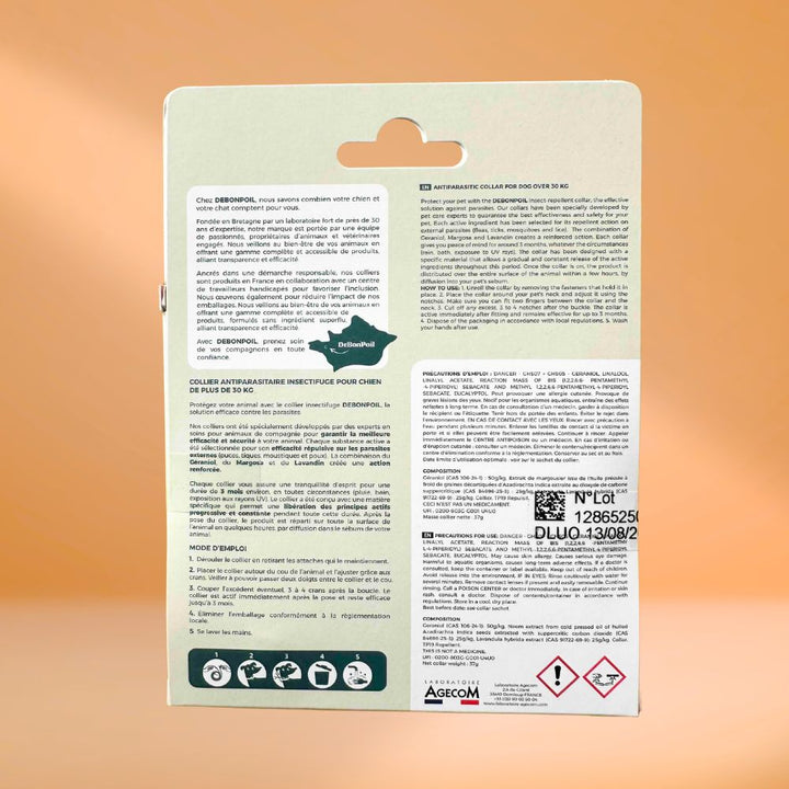 Pipettes antipuces pour chiot & chien – Protection mensuelle naturelle