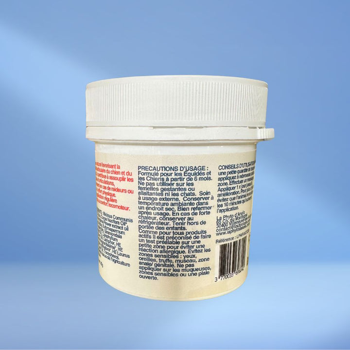 précautions d'emploi du baume arnica chien de la Phyto d'Anais