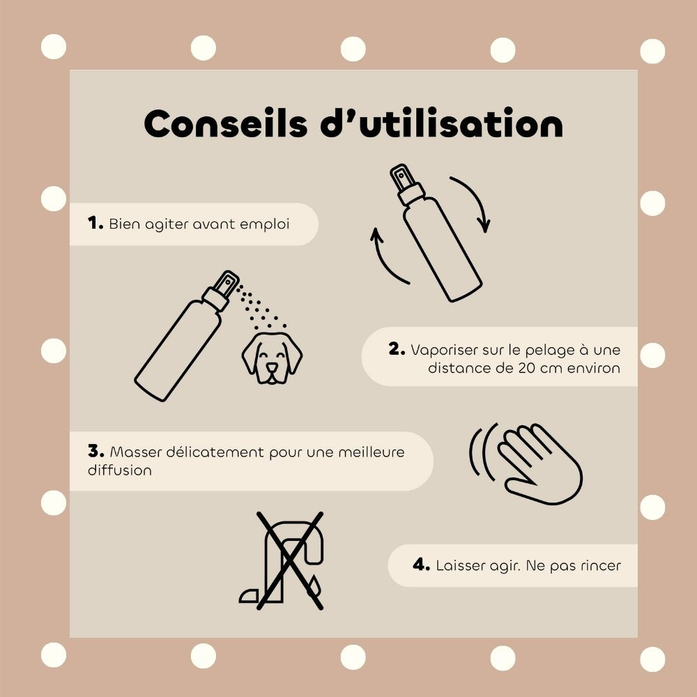 mode d'emploi de la lotion antigratte de biovetol