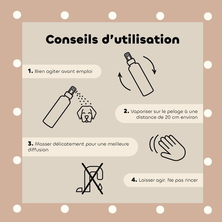 mode d'emploi de la lotion antigratte de biovetol