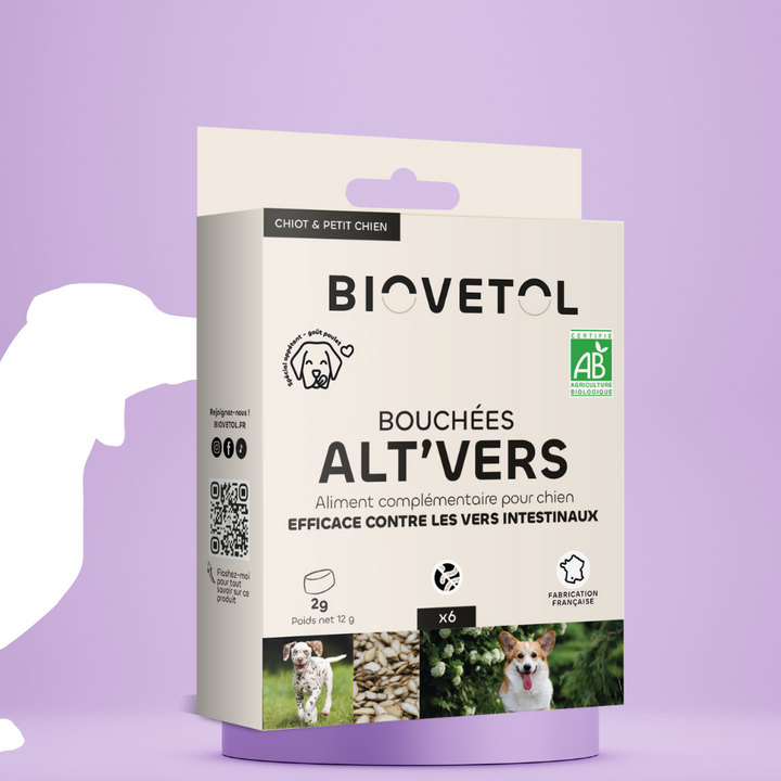 Vermifuge naturel chien - Alt'vers bio