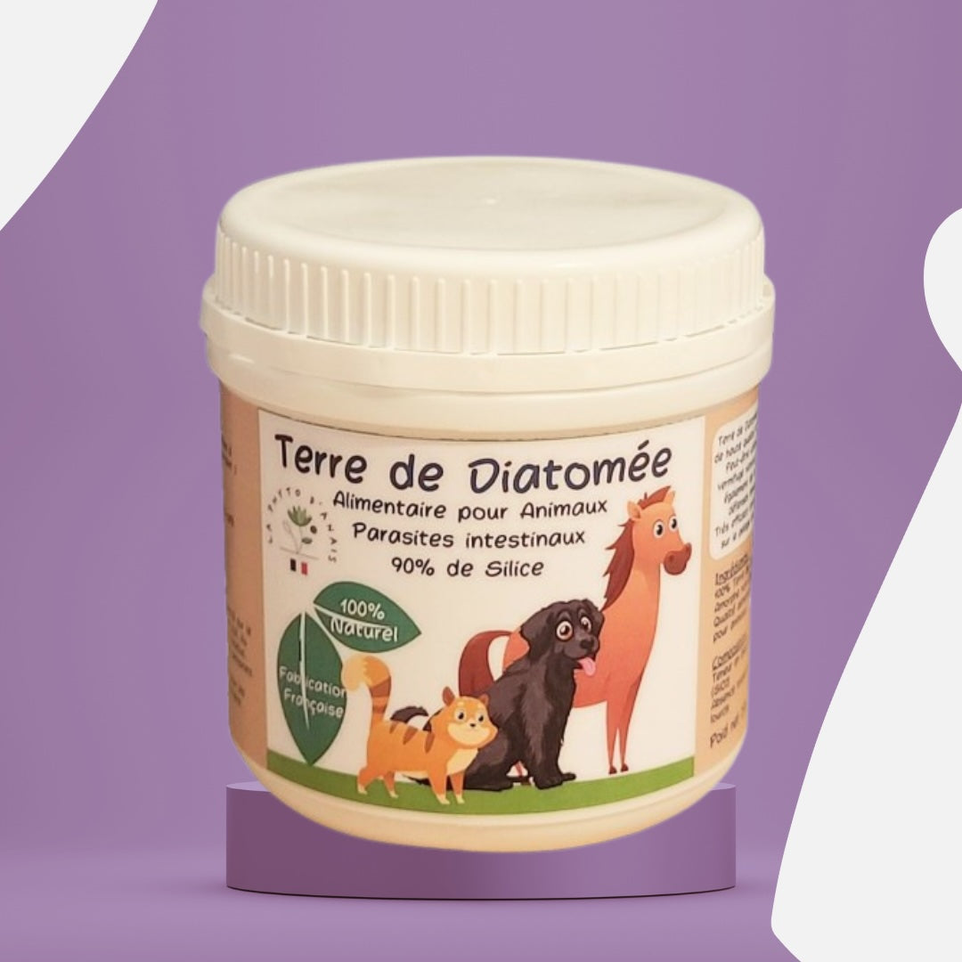 Terre de Diatomée chat et chien